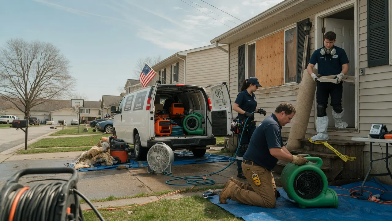 Water Damage Restoration in Worthington, IA near me